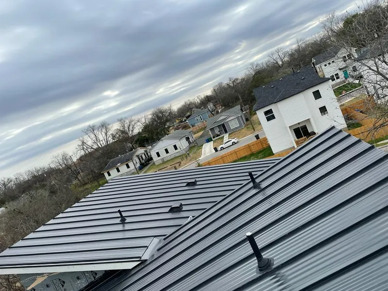 Standing seam metal roof panels with vents for Skylight Repair in Lombard